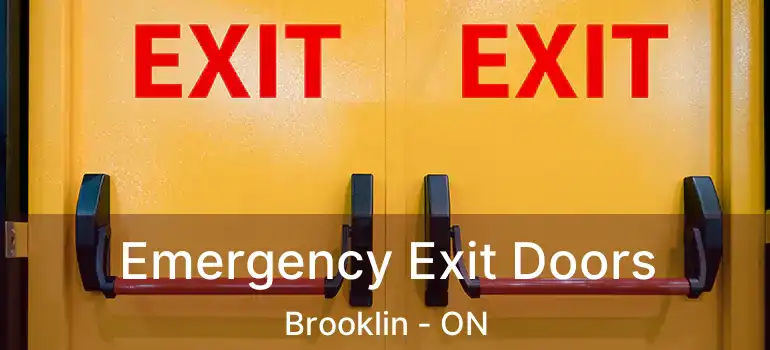  Emergency Exit Doors Brooklin - ON